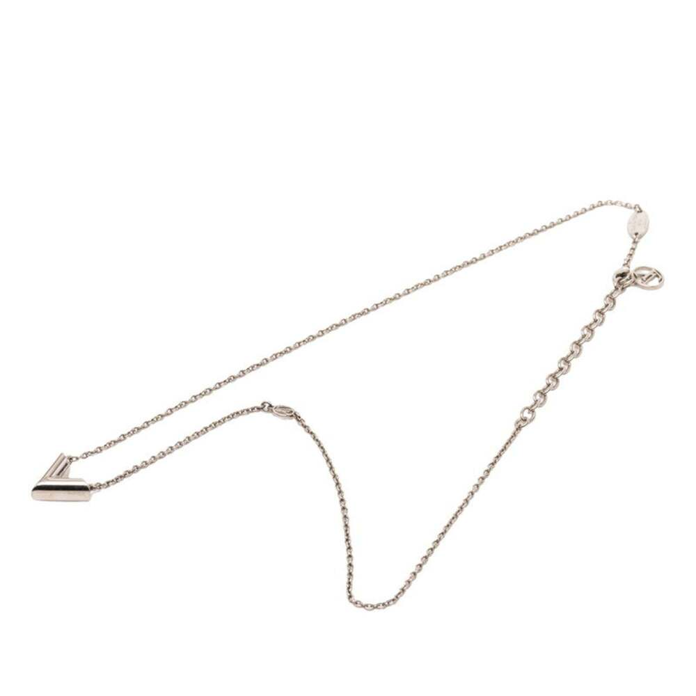 LOUIS VUITTON Silver Necklace - Picture 3 of 7